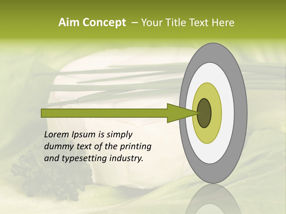 Macro Cargo Salad PowerPoint Template