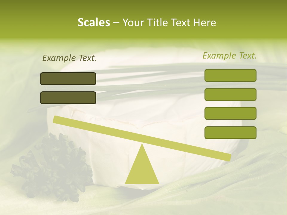 Macro Cargo Salad PowerPoint Template