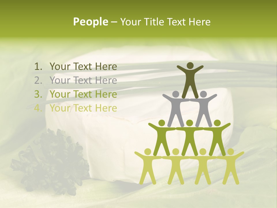 Macro Cargo Salad PowerPoint Template