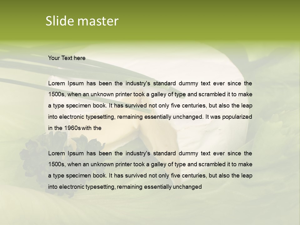 Aliment Fat Healthy PowerPoint Template