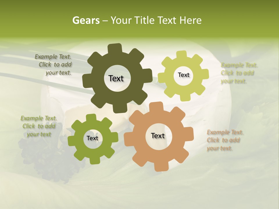 Aliment Fat Healthy PowerPoint Template