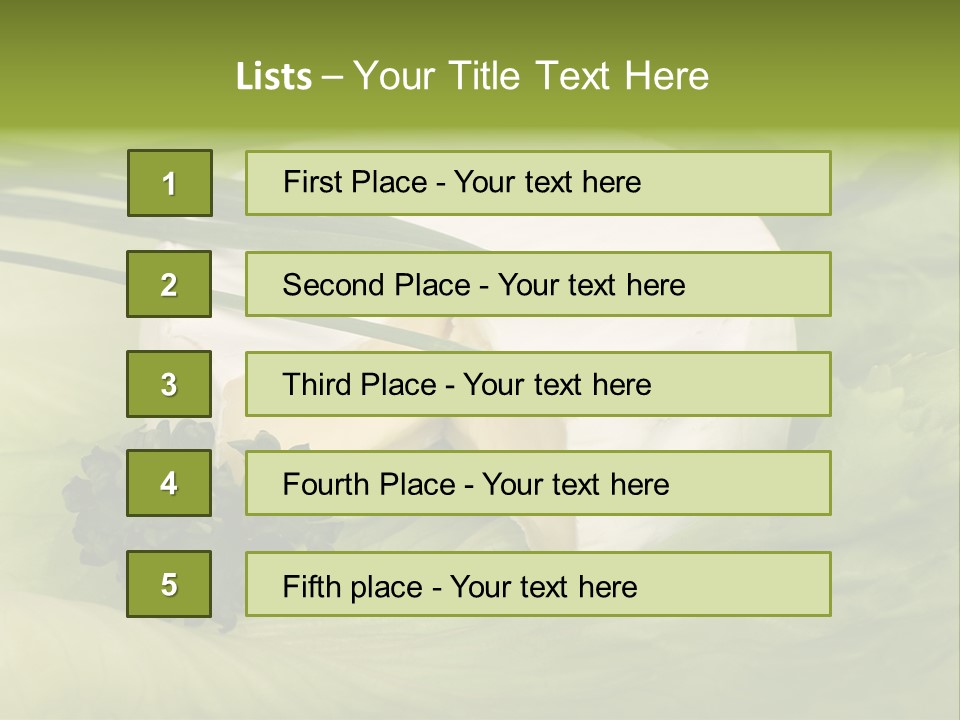 Aliment Fat Healthy PowerPoint Template