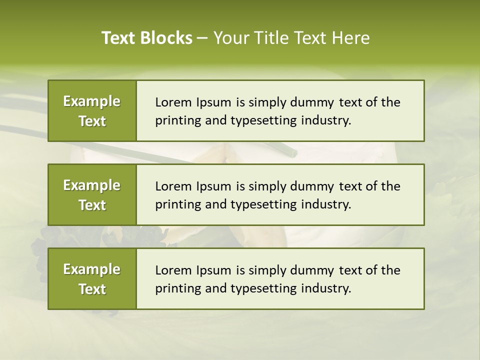 Aliment Fat Healthy PowerPoint Template