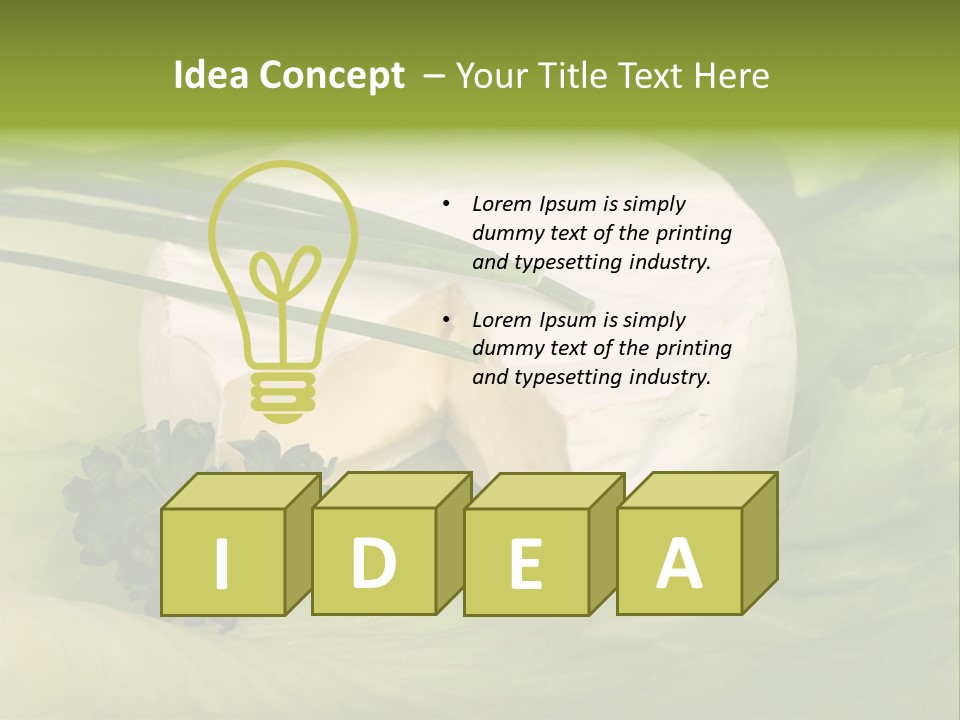 Aliment Fat Healthy PowerPoint Template