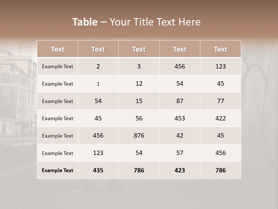 Hat Sport City PowerPoint Template