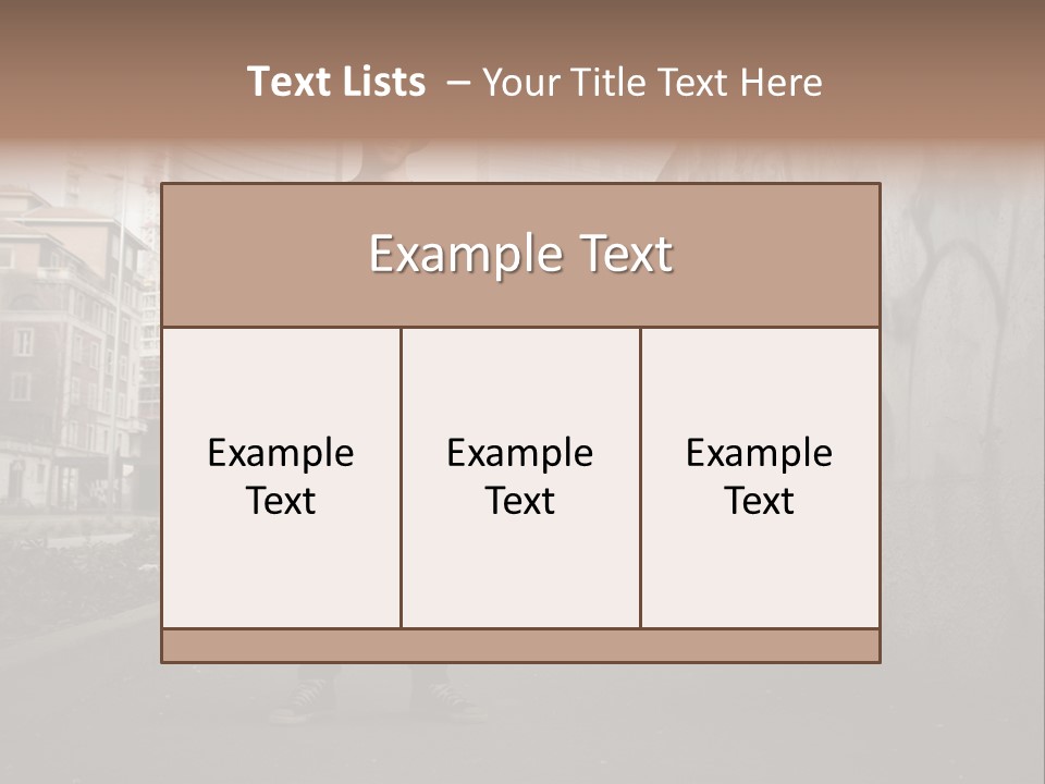 Hat Sport City PowerPoint Template