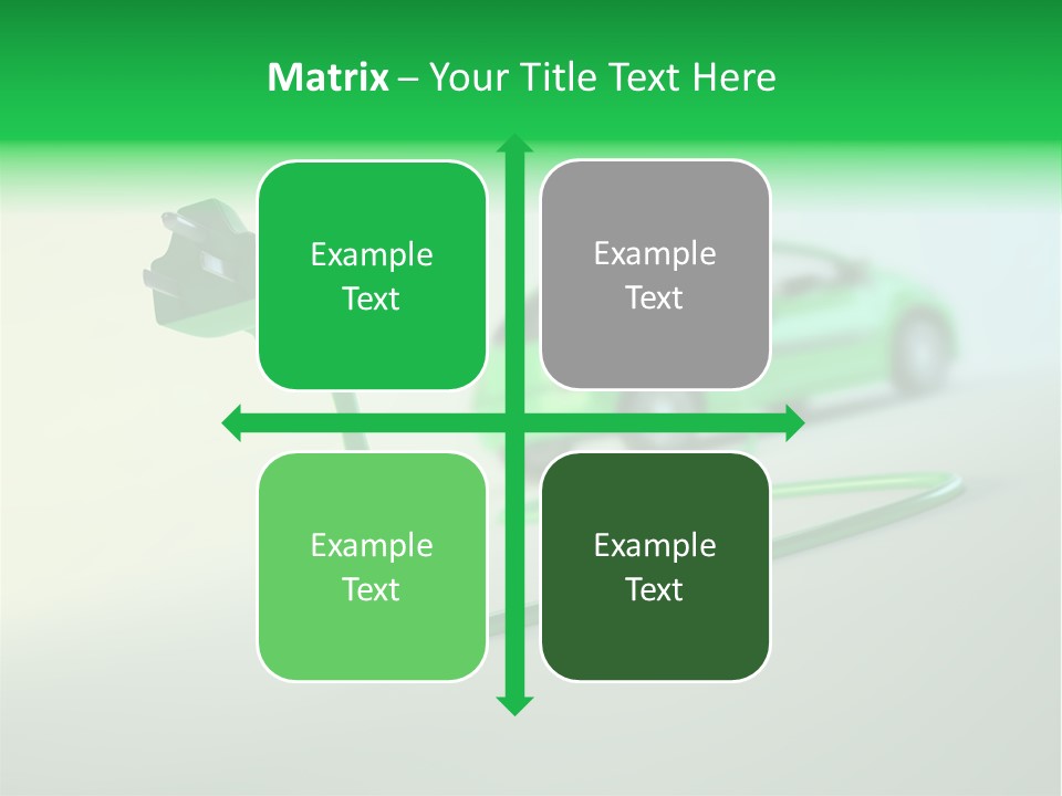 Charge Renewable Illustration PowerPoint Template