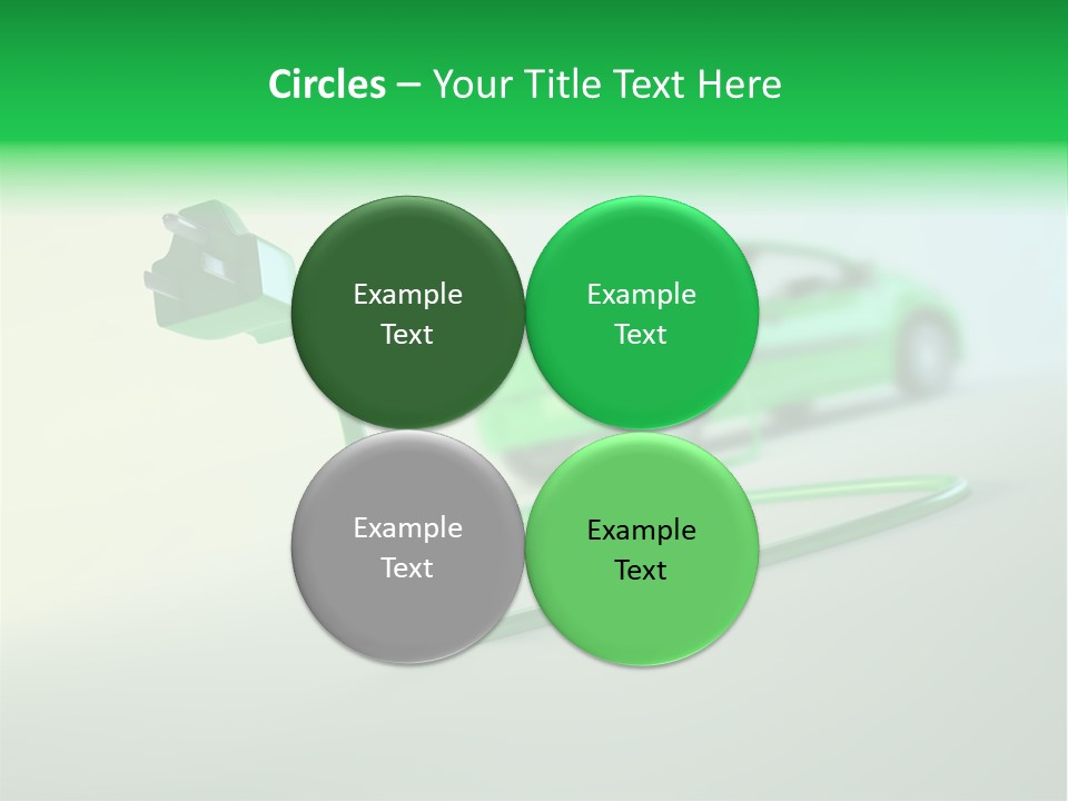 Charge Renewable Illustration PowerPoint Template