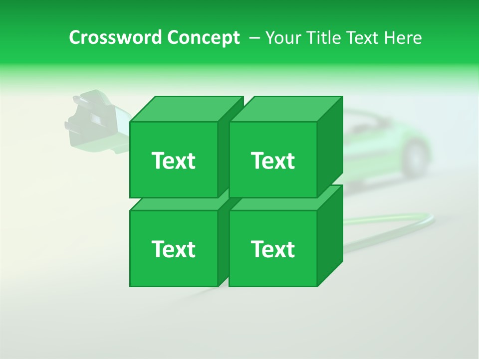 Charge Renewable Illustration PowerPoint Template