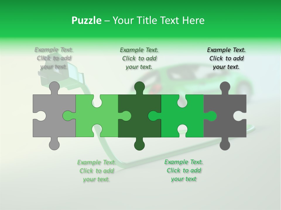 Charge Renewable Illustration PowerPoint Template