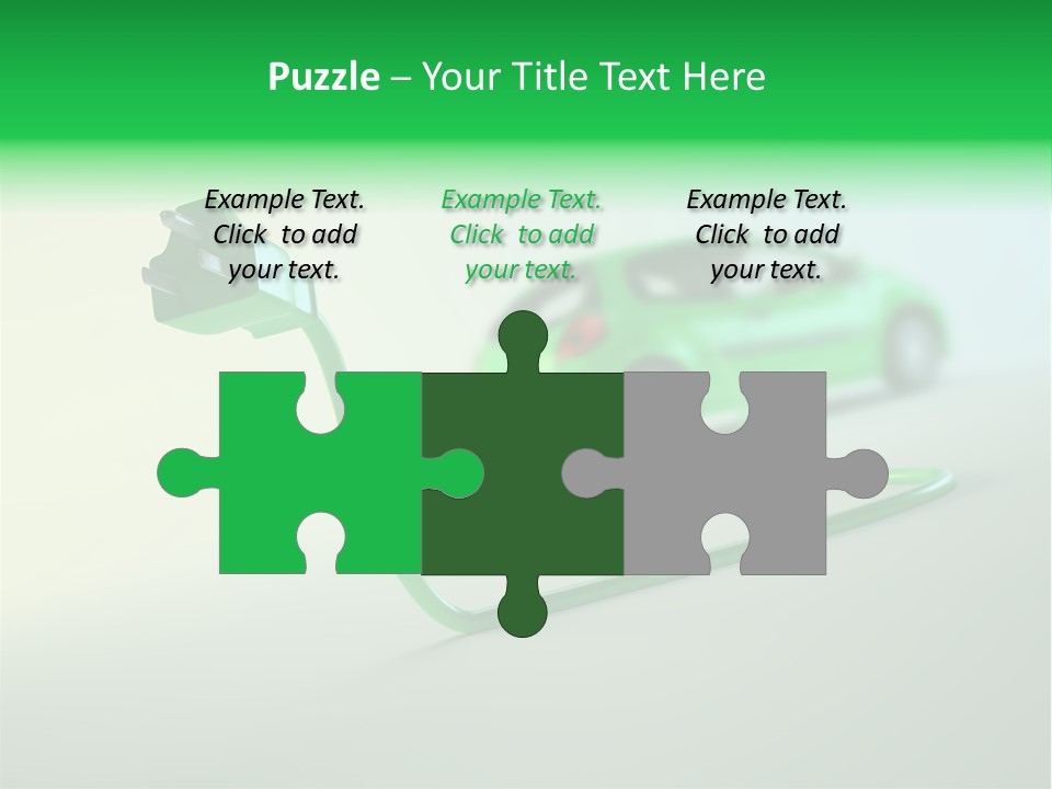 Charge Renewable Illustration PowerPoint Template