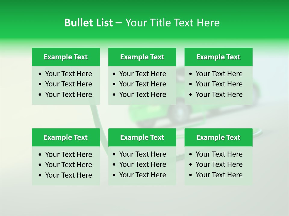 Charge Renewable Illustration PowerPoint Template