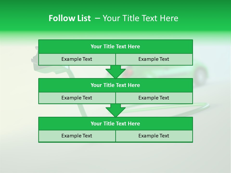 Charge Renewable Illustration PowerPoint Template