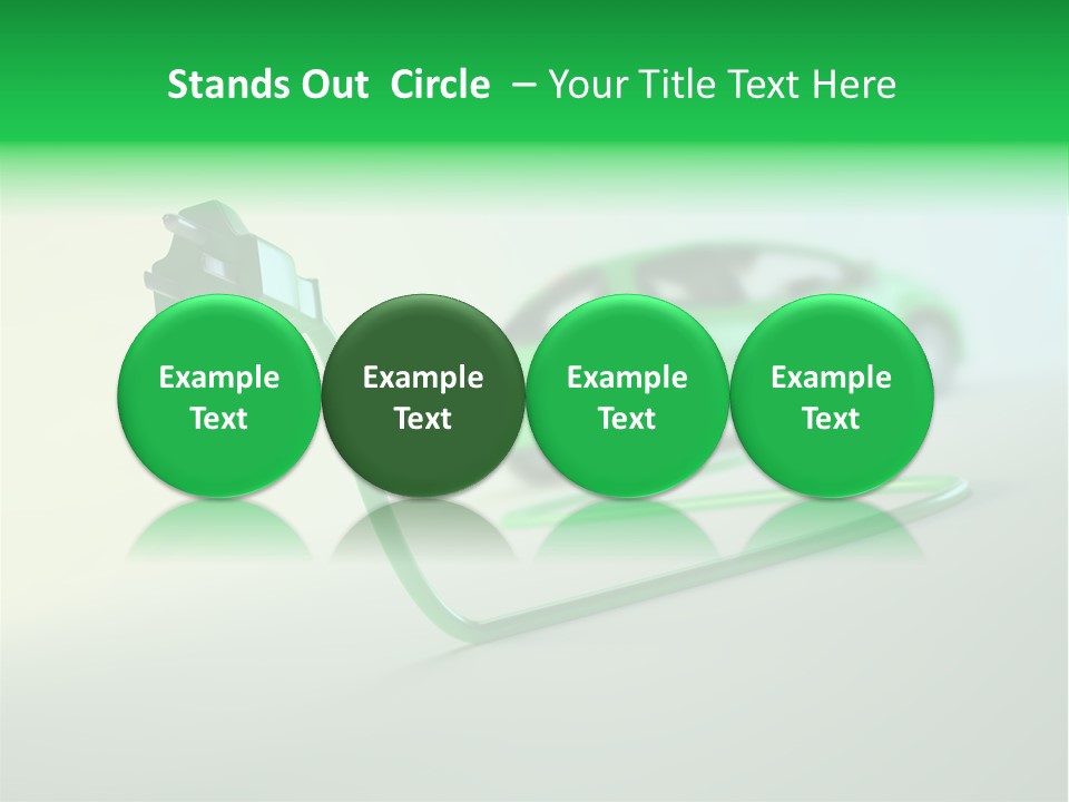 Charge Renewable Illustration PowerPoint Template