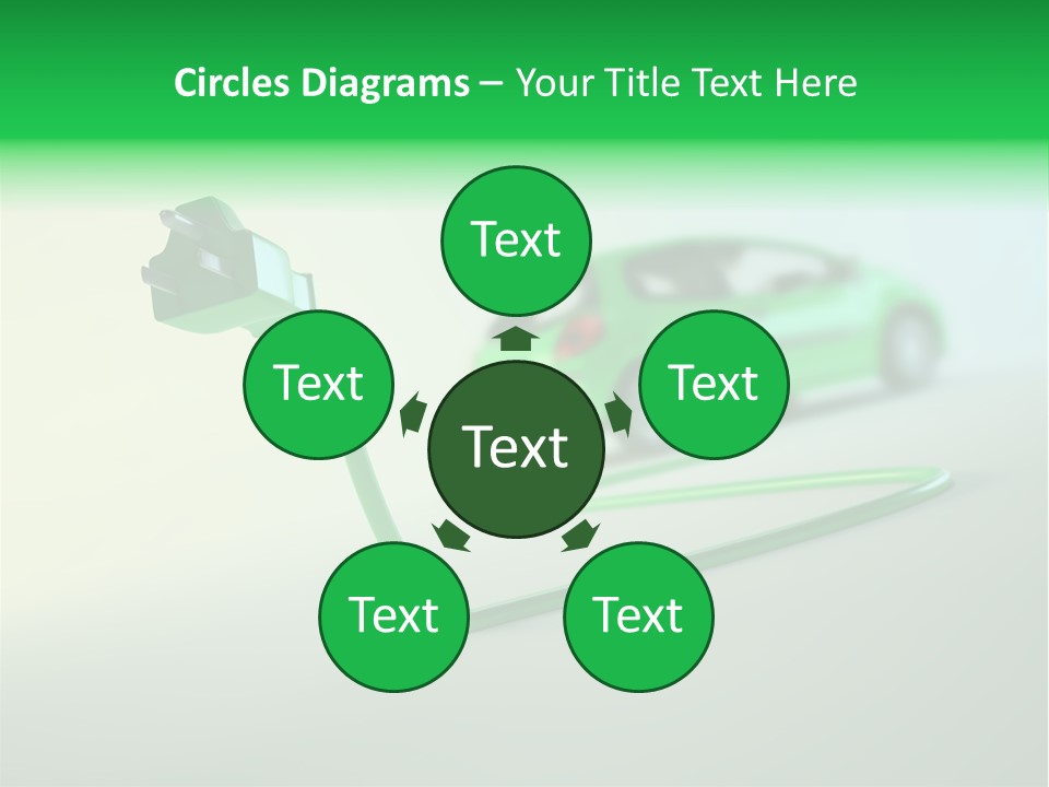 Charge Renewable Illustration PowerPoint Template