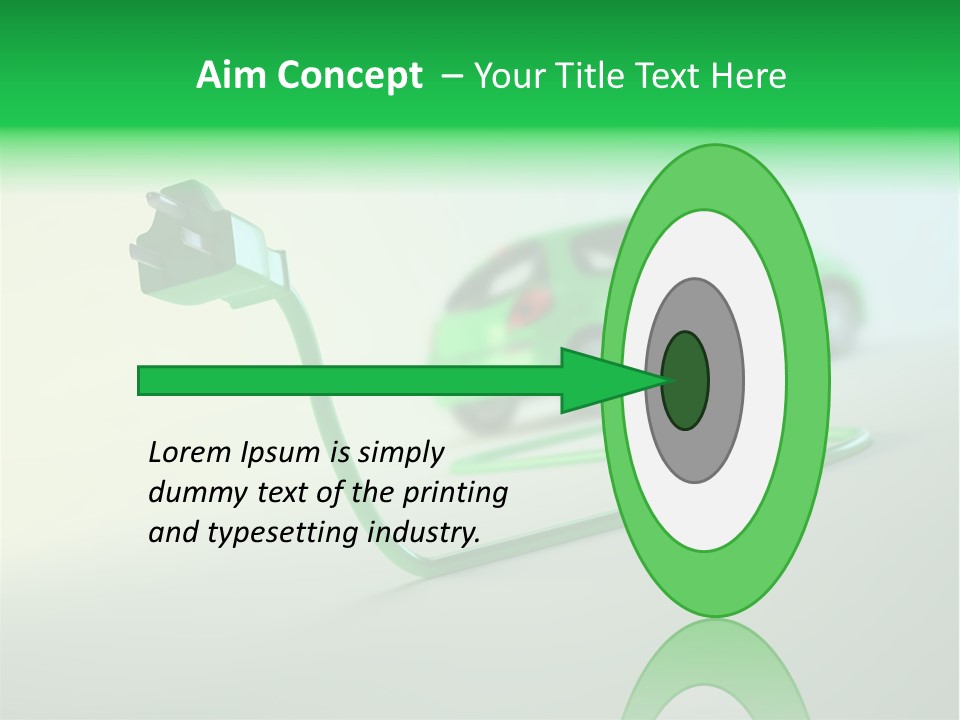 Charge Renewable Illustration PowerPoint Template