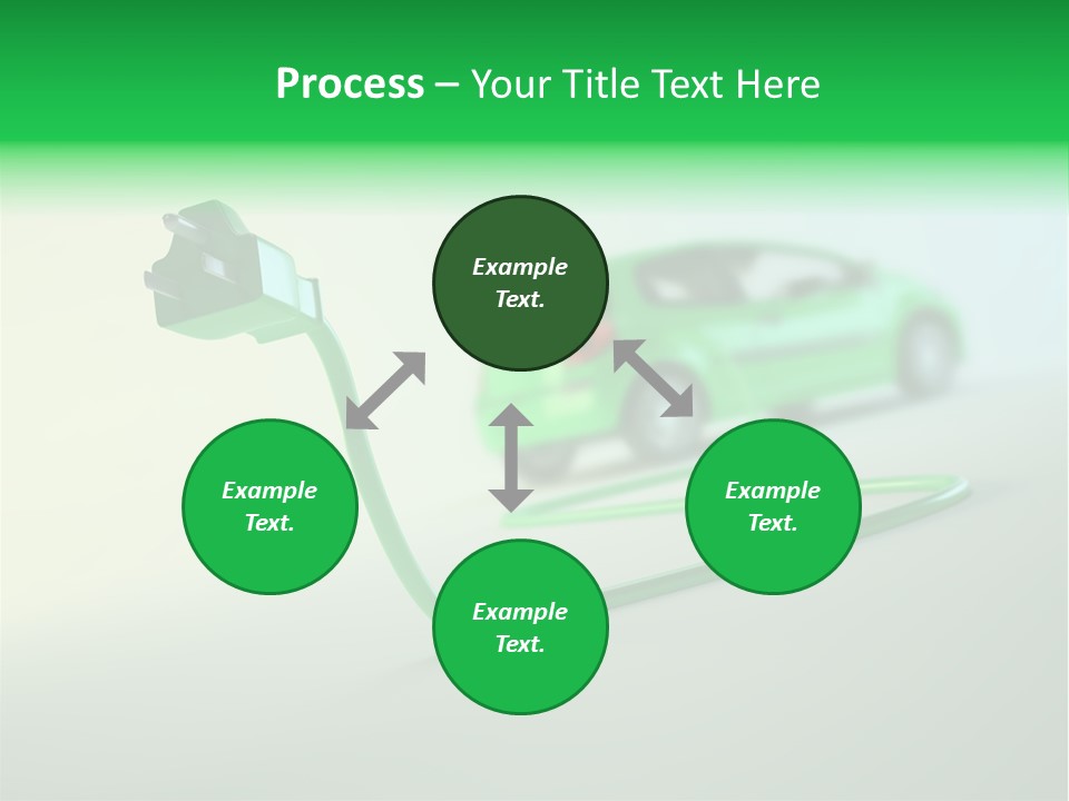 Charge Renewable Illustration PowerPoint Template