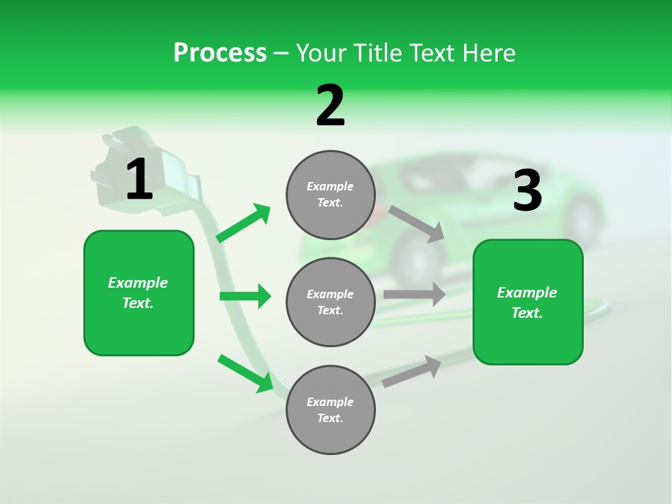 Charge Renewable Illustration PowerPoint Template