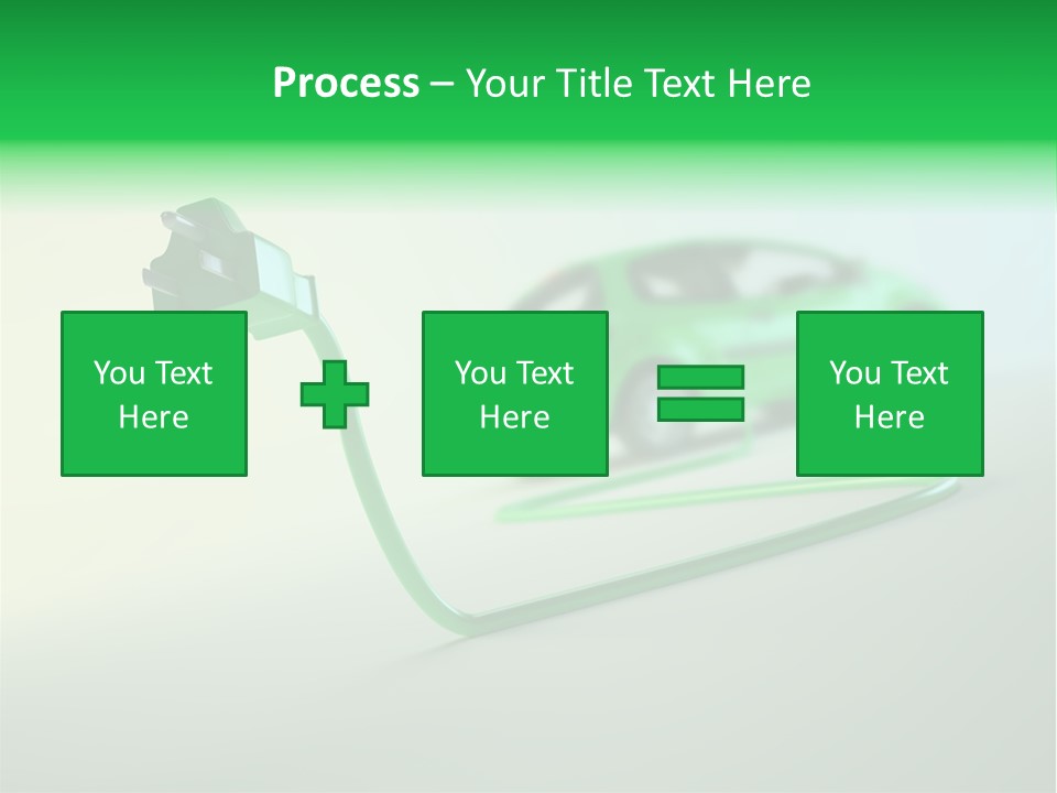 Charge Renewable Illustration PowerPoint Template