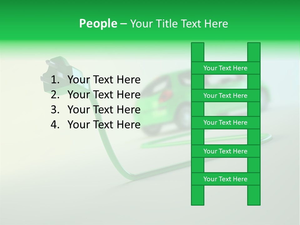 Charge Renewable Illustration PowerPoint Template