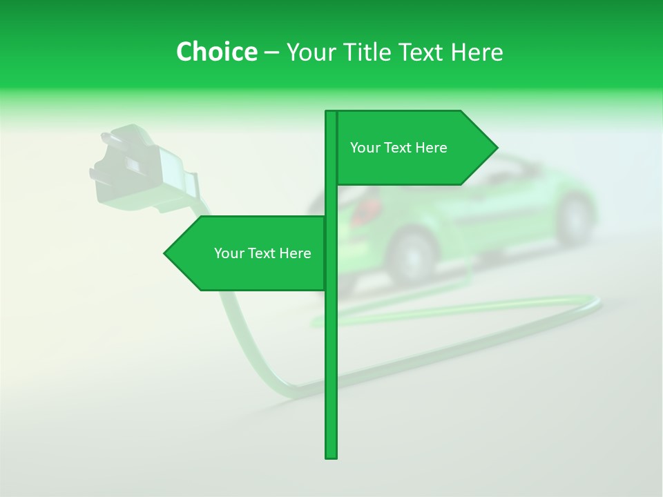 Charge Renewable Illustration PowerPoint Template