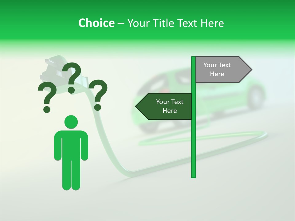 Charge Renewable Illustration PowerPoint Template