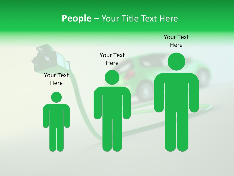 Charge Renewable Illustration PowerPoint Template