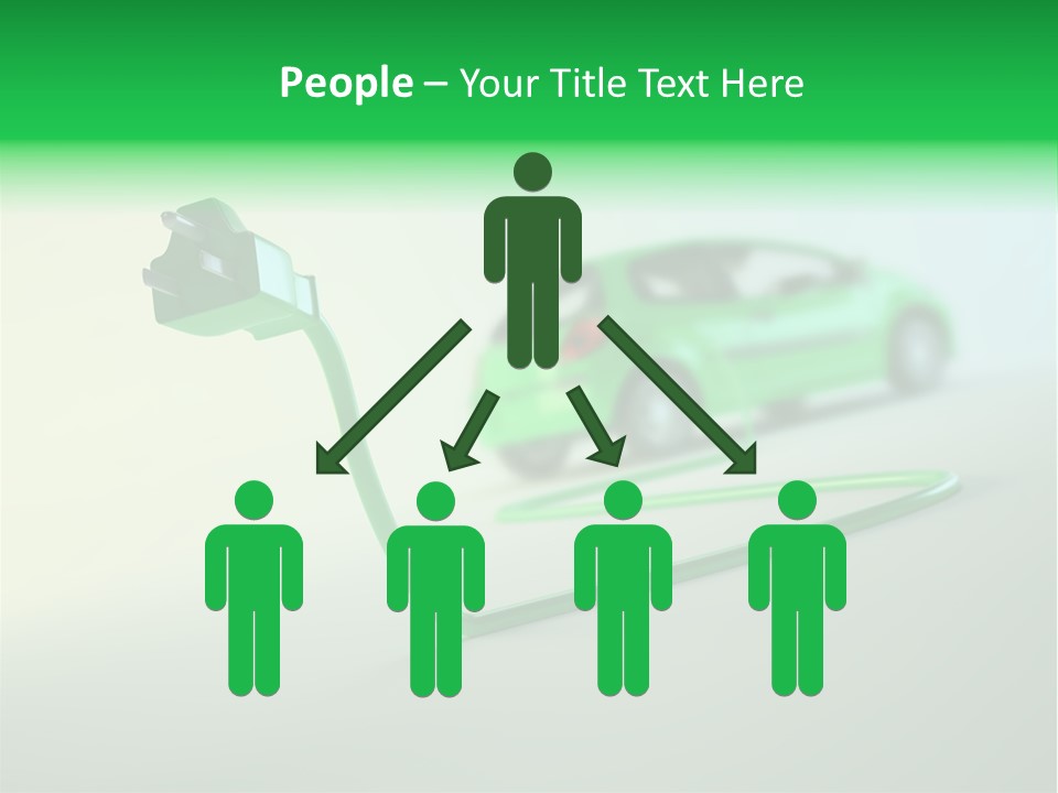 Charge Renewable Illustration PowerPoint Template