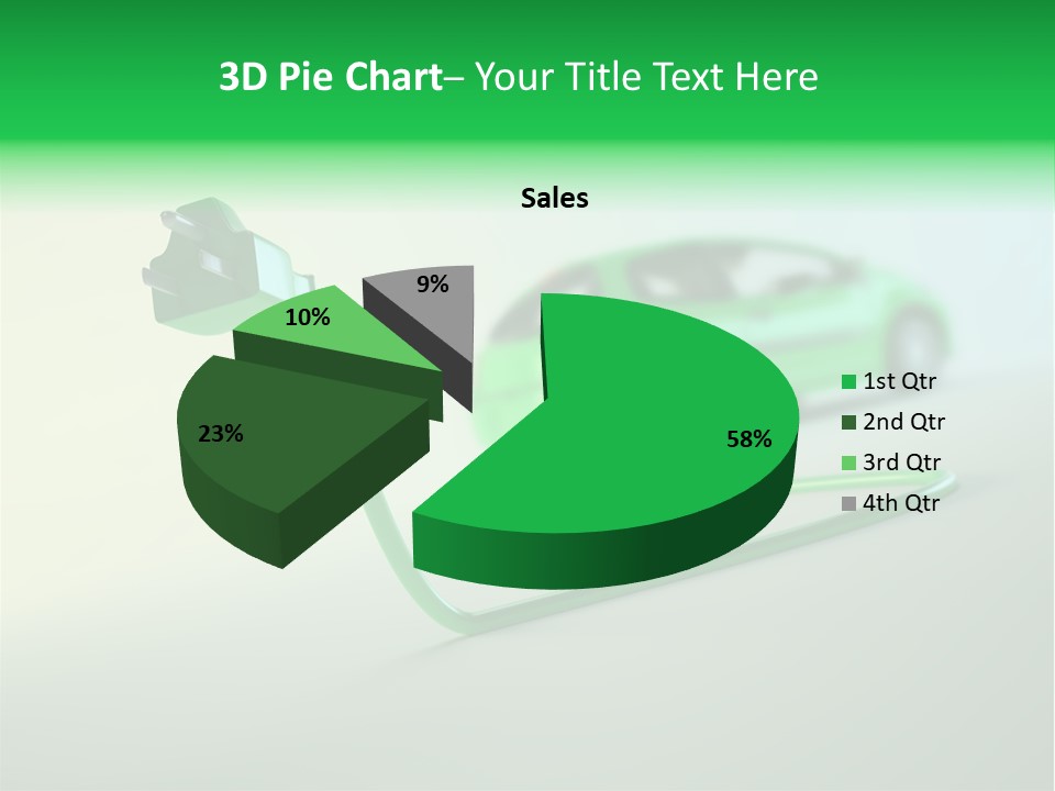 Charge Renewable Illustration PowerPoint Template