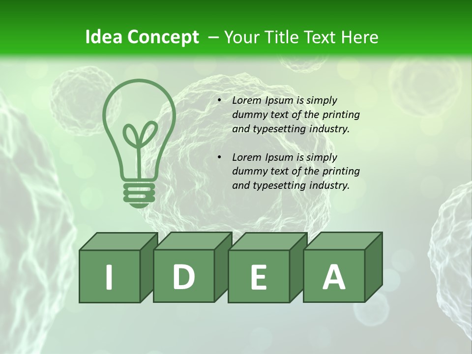 Virus Render Medical PowerPoint Template