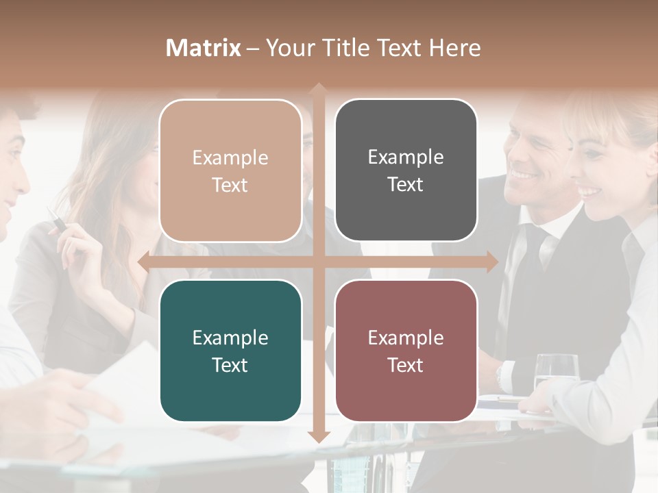 Group Colleague Look PowerPoint Template