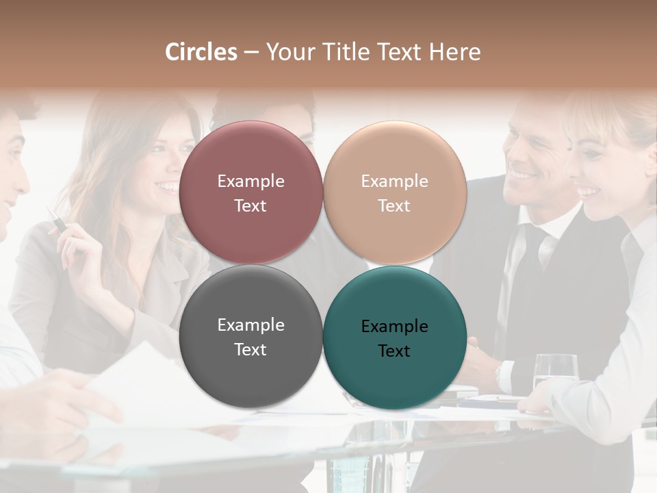 Group Colleague Look PowerPoint Template