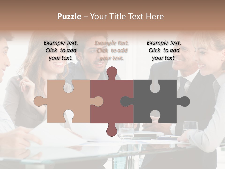 Group Colleague Look PowerPoint Template