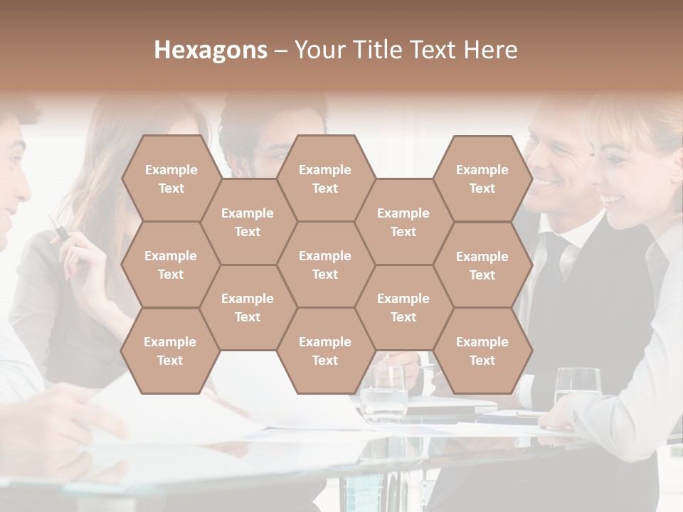 Group Colleague Look PowerPoint Template