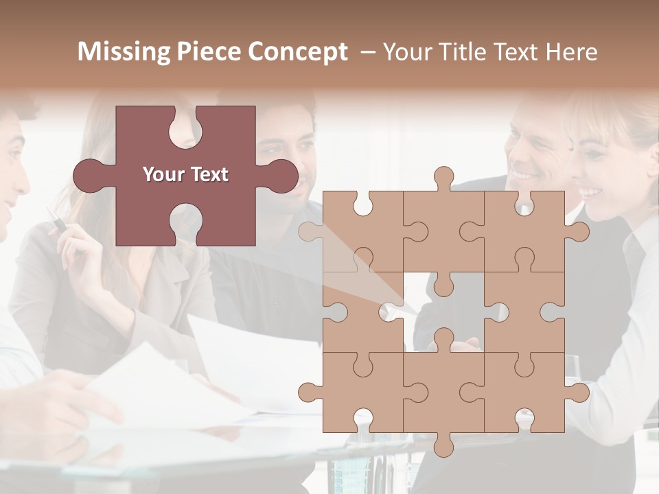 Group Colleague Look PowerPoint Template