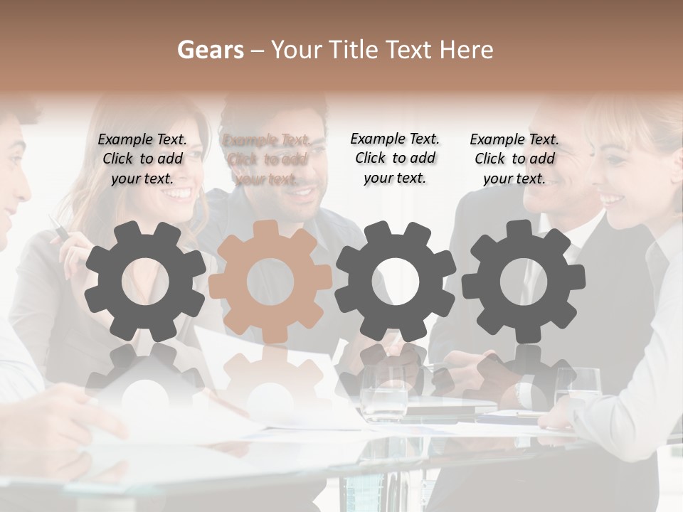 Group Colleague Look PowerPoint Template