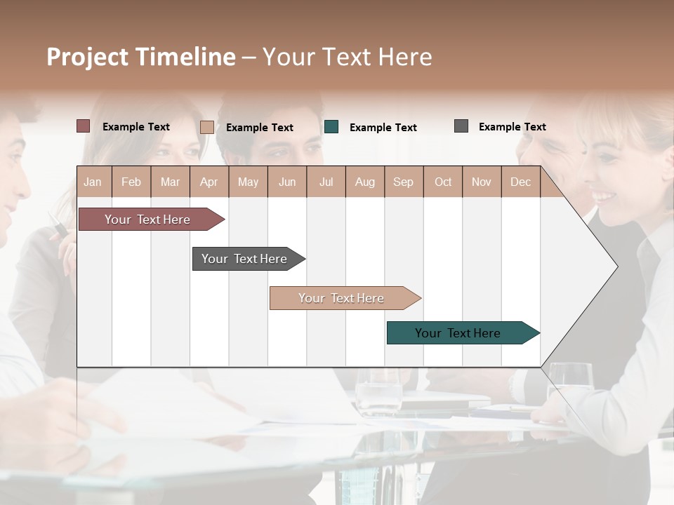 Group Colleague Look PowerPoint Template