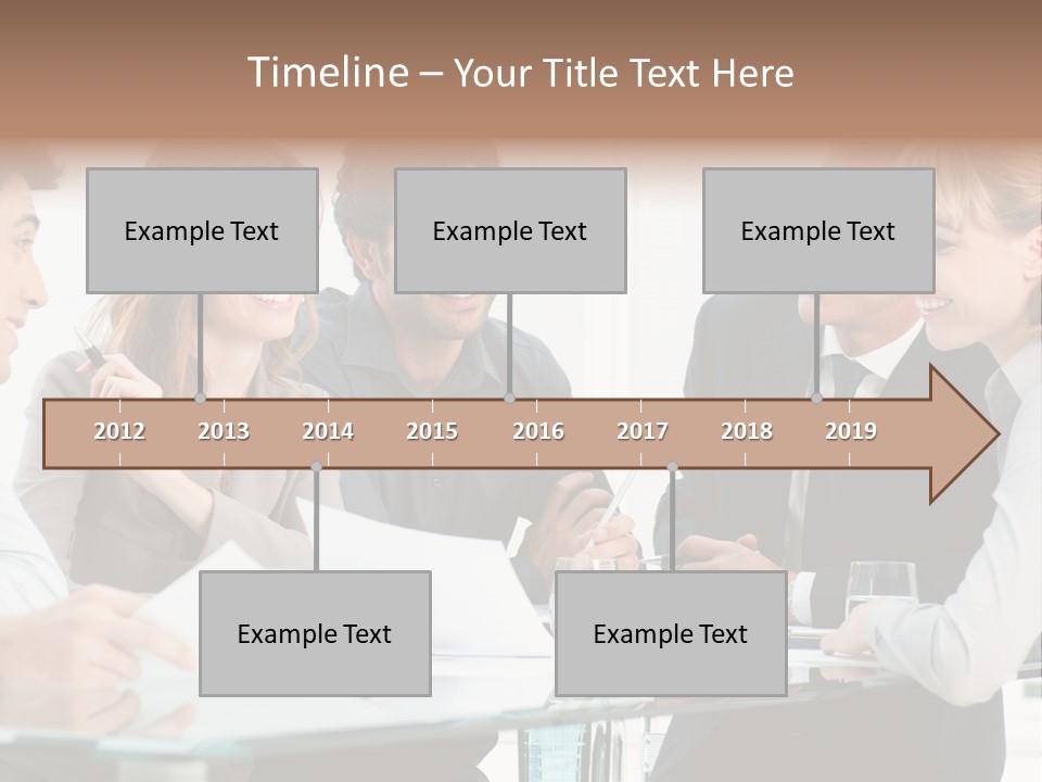 Group Colleague Look PowerPoint Template