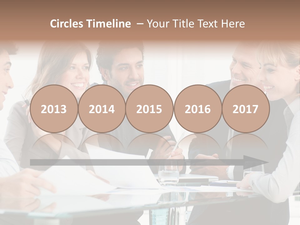 Group Colleague Look PowerPoint Template