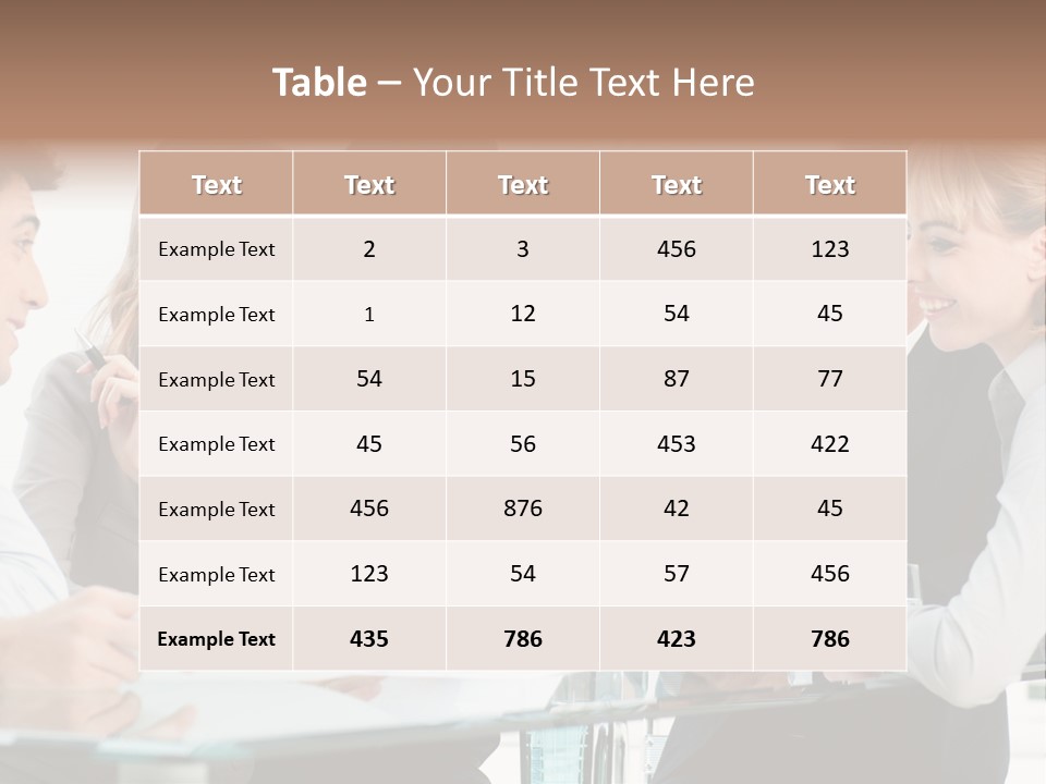 Group Colleague Look PowerPoint Template