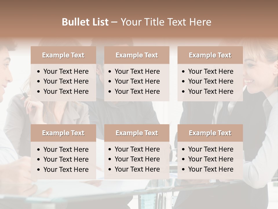 Group Colleague Look PowerPoint Template