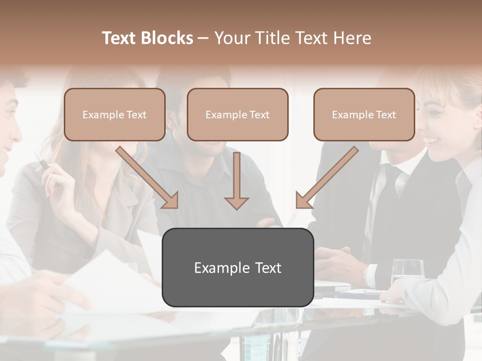 Group Colleague Look PowerPoint Template