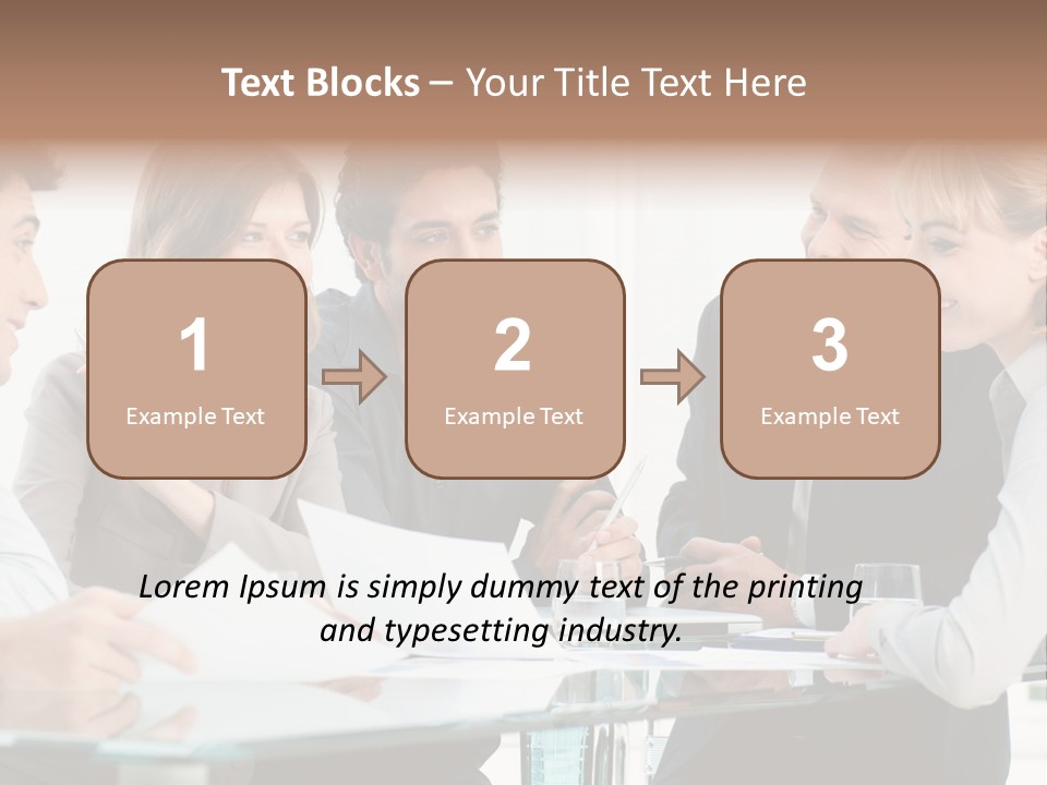 Group Colleague Look PowerPoint Template