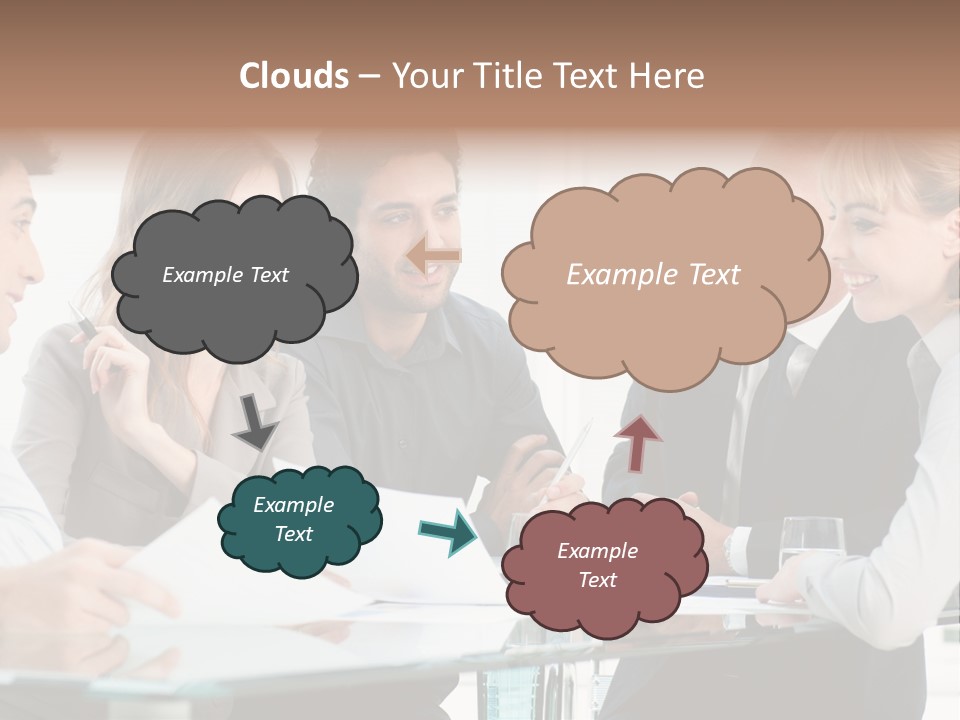 Group Colleague Look PowerPoint Template