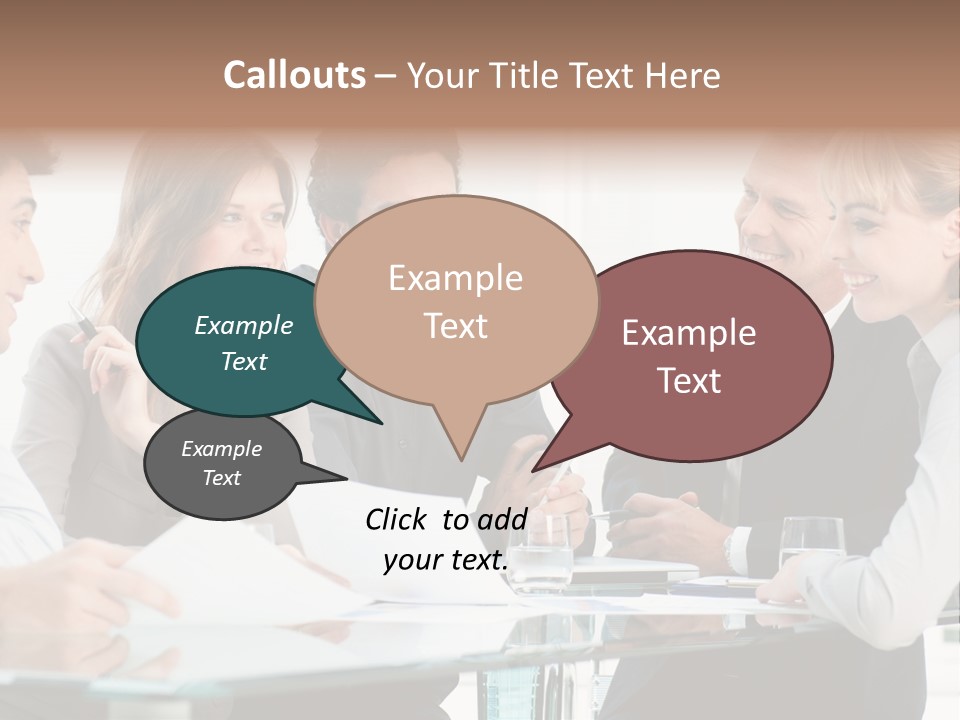 Group Colleague Look PowerPoint Template