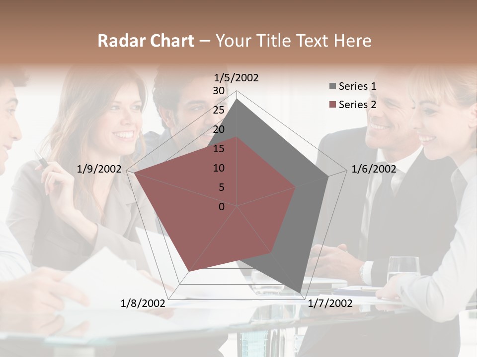 Group Colleague Look PowerPoint Template