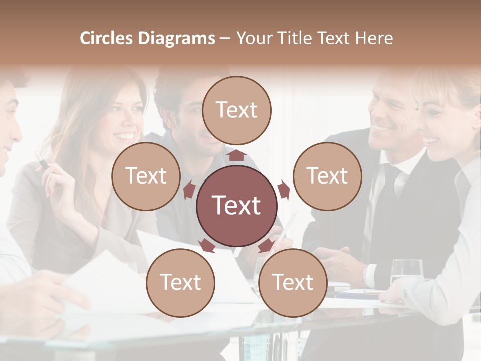 Group Colleague Look PowerPoint Template