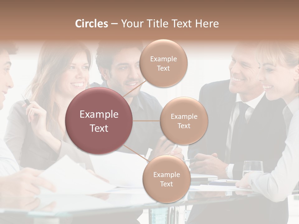 Group Colleague Look PowerPoint Template