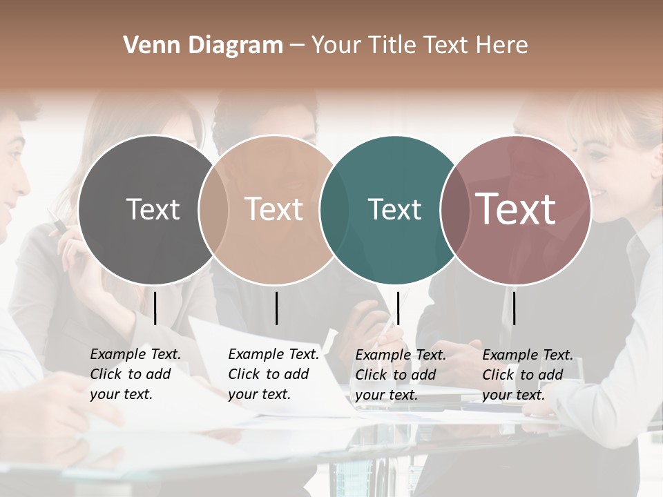 Group Colleague Look PowerPoint Template