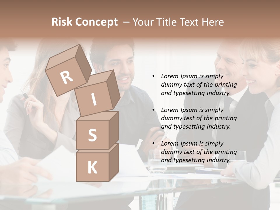 Group Colleague Look PowerPoint Template